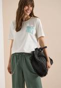 CECIL  T-shirt with round neck and chest pocket image