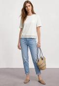 Street one T-shirt with round neck and lace image