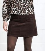 Rant and Rave Charlotte Cord Skirt Mocha image