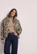 Street one black and beige leopard printed jacket