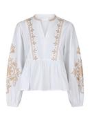NEO NOIR Ginia Embroidered Blouse