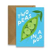 Two Peas in a Pod - Cute Love Card image