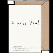 I Will Yea! image
