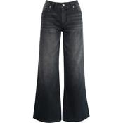 HEST Irina Wide leg Jeans Black Denim image