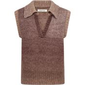 PIESZAK Nanna Split Collar Vest Knit
