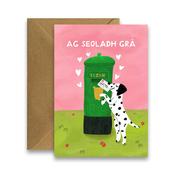 Ag Seoladh Grá - Love Card image