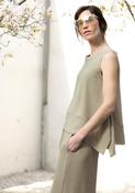 ania schierholt asymmetric hem cami in reed image