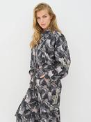 nu denmark claire short jacket in army print