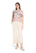 BETTY BARCLAY FLORAL PRINT TSHIRT IN GREEN