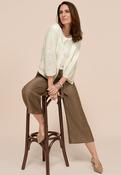 bianca shimmer culottes in brown