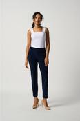 Joseph Ribkoff  STRAIGHT leg trousers With SPLIT in navy image