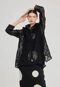 Luukaa longline Print Twinset In Black