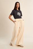 Molly Bracken Knitted trousers in Cream image