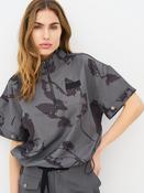 Nu Denmark Elayne top in Grey Print image