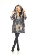 Oopera Metallic Jacket in Gold and Gunmetal. image