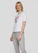 rabe flower bouquet printed tshirt in white