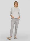 rabe edge to edge cardigan in silver