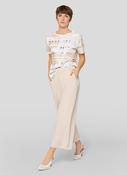 RABE PRINTED T SHIRT IN BEIGE/CREAM image