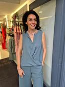 ania schierholt sleeveless cami top in sea green image
