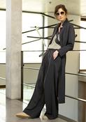 ania schierholy wide leg trouserss in petrol image