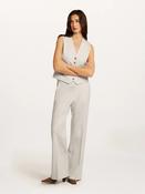beaumont hope wide leg trousers in ecru image