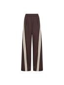 Co Couture Alini Double Panel Pant in Chocolate image