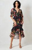 HOPE AND IVY AIDA DRESS IN BLACK image