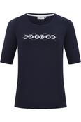 hv society christa diamante top in navy image