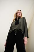 JOSEPH RIBKOFF HALF ZIP TOP image
