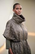Joseph Ribkoff Quilted Sleeveless Jacket in Avocado image