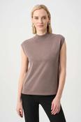 Joseph Ribkoff Sleeveless Sparkle Top in Mink image
