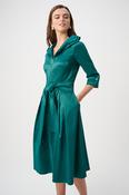 Joseph Ribkoff Taffeta Dress in Opulent Green image