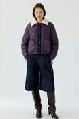 Oui Reversable Outdoor Jacket in Violet image