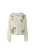 oui sequin detail knit in off white image