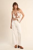 MOLLY BRACKEN FLORAL PRINT CAMISOLE IN BEIGE image