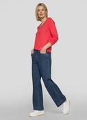rabe contrast stitch vneck knit image