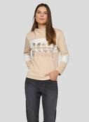 rabe diamante sweatshirt in beige