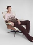 Rabe T shirt with sequience detail in pink and brown image