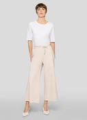 RABE TROUSER WITH SILVER BELT IN BEIGE image