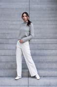 Raffaello Rossi Miley Soft Stretch Trouser with Front Pocket detail in stone image