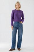 OUI crew neck jumper in violet image