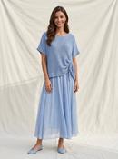 CORNFLOWER BLUE TWO PIECE DRESS image