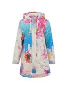 DOLCEZZA WOVEN RAINCOAT IN BLUE