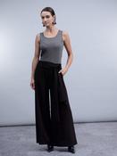 Haako tie Detail Trousers in Black image