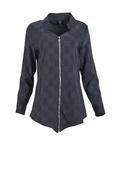 My Soul bubble zip up jacket in army green