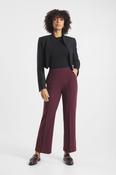 Raffaello Rossi Wide Leg Trousers in burgundy image