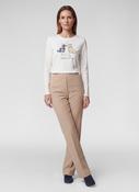 Rabe Straight Leg Trouser in Beige image
