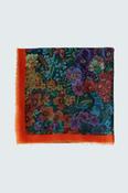 Oui floral scarf in orange and purple mix image