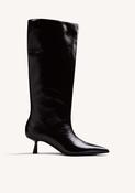 Gioseppo knee boots in Burgundy