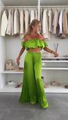 RUFFLE TOP AND TRS SET